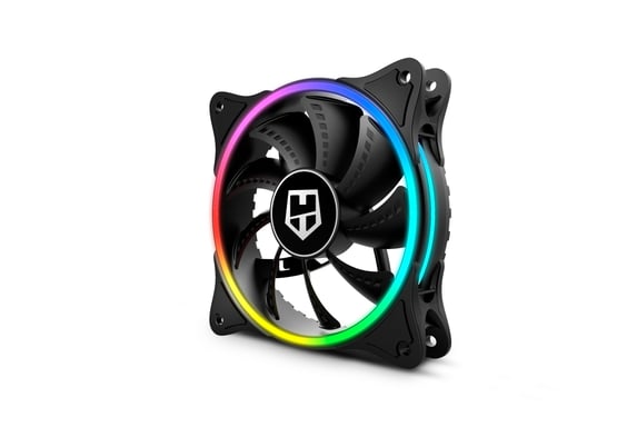 NOX NXHUMMERXFAN sistema di raffreddamento per computer PC case Fan 12 cm Nero
