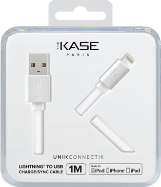 Cavo Lightning certificato MFi Apple per ricarica/sincronizzazione (1M) Bianco brillante