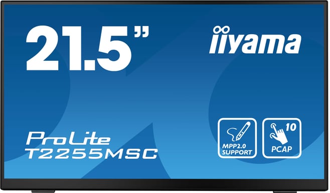 iiyama ProLite T2255MSC-B1 écran plat de PC 54,6 cm (21.5'') 1920 x 1080 pixels Full HD LCD Écran tactile Noir