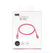 WE Cavo piatto da USB-C a USB da 1 m per Samsung S8/S9/S10, MacBook Pro, Google Pixel/Chromebook, Huawei P20/P30 Xiaomi - Fuschia