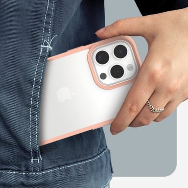 OtterBox React Series pour iPhone 15 Pro Max, Peach Perfect (Peach) - produits livrés sans emballage Apple (brand) iPhone 15 Pro Max