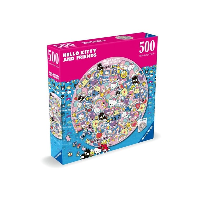 Puzzle 500 pièces : Un tourbillon de douceur Hello Kitty Ravensburger France - vue 3