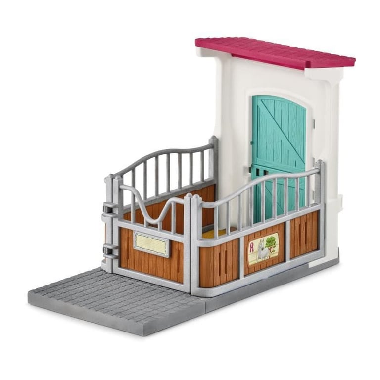 Box avec étalon Pur Sang anglais Extension pour écurie schleich pour enfant Schleich 42569 HORSE CLUB dès - vue 3