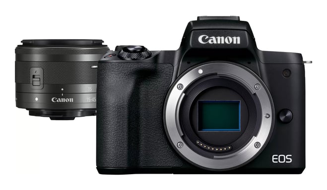 Canon EOS M50 Mark II + M15-45 S EU26 MILC 24,1 MP CMOS 6000 x 4000 pixels Noir