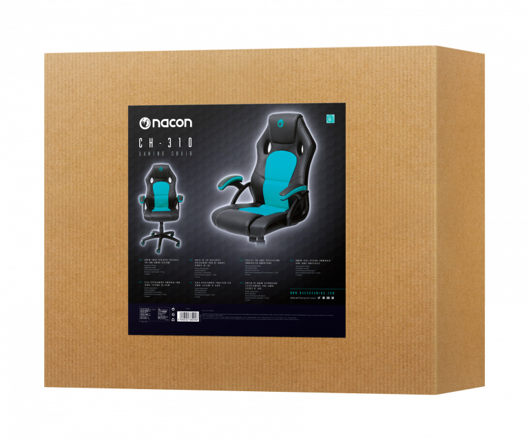 NACON PCCH-310 Siège pour jeu vidéo Siège de jeu universel Siège rembourré Noir, Turquoise - Neuf