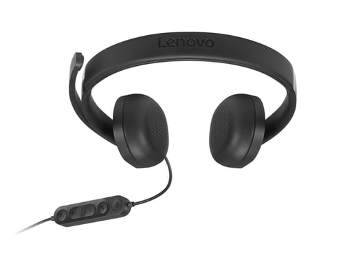 Lenovo VoIP Headset 5000 Casque Avec fil Arceau Bureau/Centre d'appels USB Type-C Noir