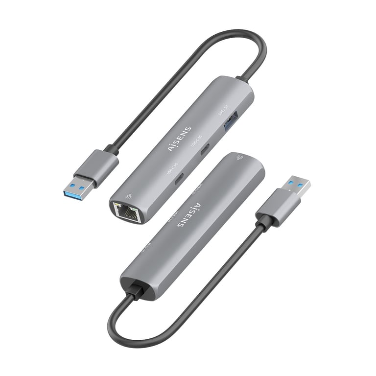 AISENS ASUC 4P036 GR station d'accueil Avec fil USB 3.2 Gen 1 3.1 Gen 1 Type A Neuf - vue 2