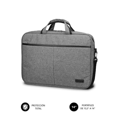 SUBBLIM Maletín Ordenador Elite Laptop Bag 13,3-14'' Grey