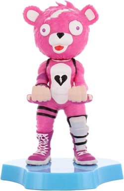Figurine Fortnite Cuddle Team Leader - Cable Guys - Support écouteurs, smartphone ou petit accessoire - 11 cm