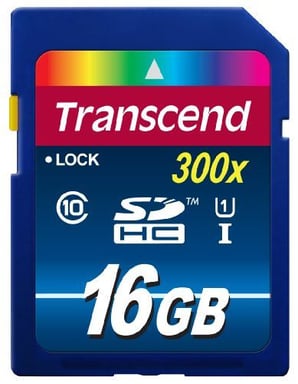 Transcend 16GB SDHC Classe 10 UHS-I 16GB NAND Classe 10