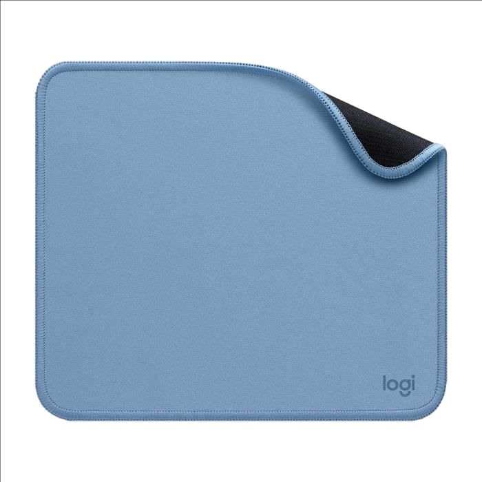 Tapis de souris durable - Logitech - Série Studio - Glissement facile - Bleu Gris