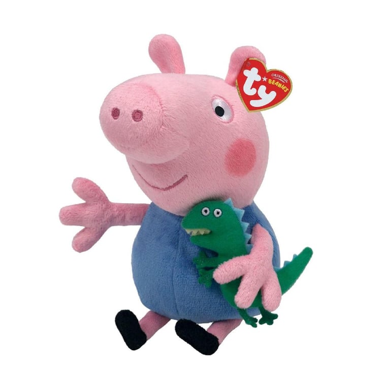 Ty Peluche Peppa Pig George 15cm - vue 2