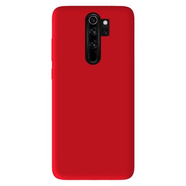 Coque silicone unie Mat Rouge compatible Xiaomi Redmi Note 8