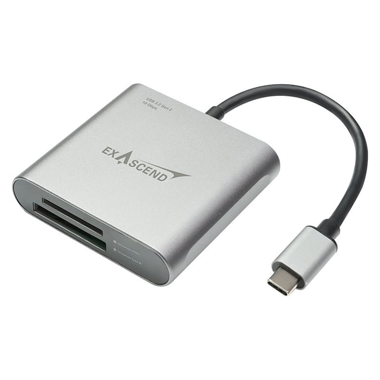 EXASCEND Lecteur de carte CFExpress Type A et SD EXCRCFSD2A Neuf - vue 2