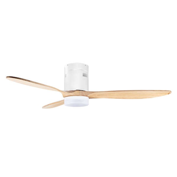 Orbegozo CP 114132 Ventilateur de Plafond Moderne Moteur DC Puissant Lumière LED Réglable Fonction Réversible pour Hiver et Été Télécommande Minuterie Programmable Neuf