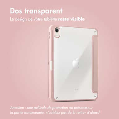 imoshion Coque tablette Origami pour Apple iPad 11 (2025) 11 pouces A16 / iPad 10 (2022) 10.9 pouces - Rose
