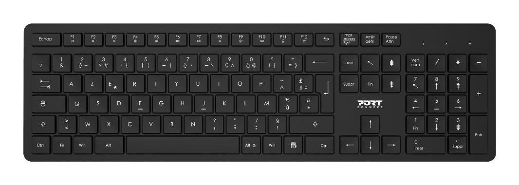 Port Designs 900904 FR clavier incluse Bureau AZERTY Français Neuf - vue 1