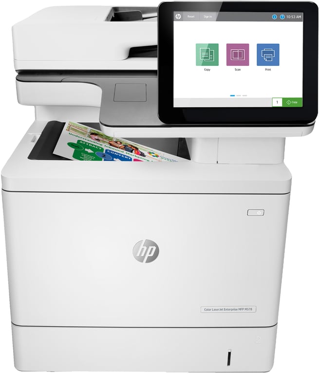 HP Color LaserJet Enterprise Flow M578dn - vue 7