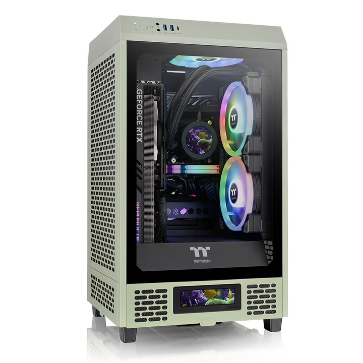 Thermaltake Tower 200 Mini Tower Vert - Neuf