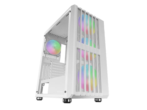 Mars Gaming MC-VAULTW unité centrale Midi Tower Blanc