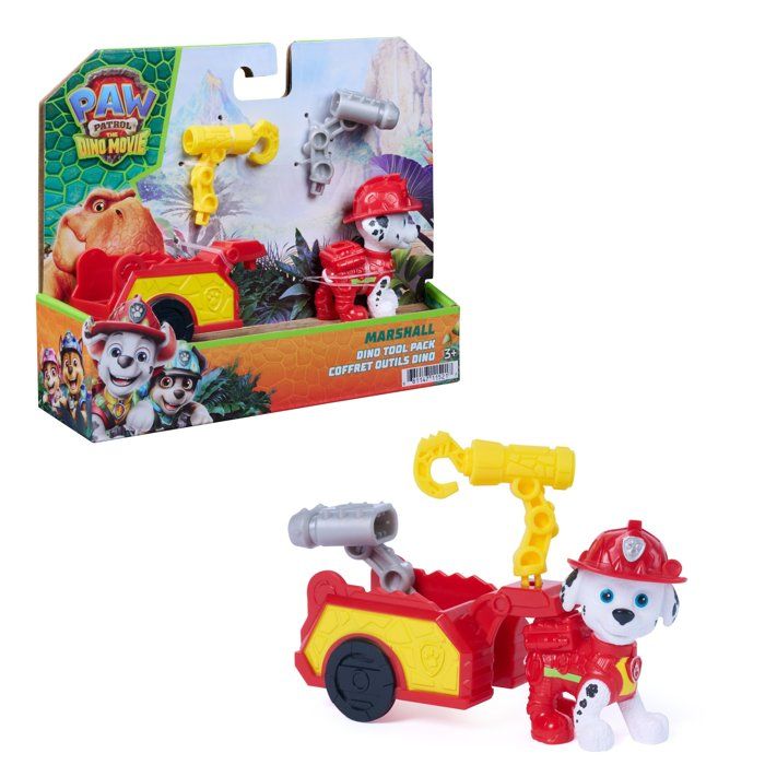 Pack Figurine + Outils Marcus La Pat Patrouille Le Film Mission Dino SPINMASTER A Partir De - vue 3