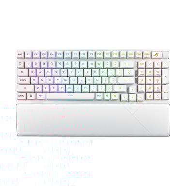 Teclado ASUS ROG Strix Scope II 96 RX inalámbrico blanco AZERTY
