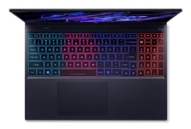 PC Portable Gaming Acer Predator Helios Neo PHN16 72 16 QHD+ 165 Hz Intel® Core™ i7 RAM SSD Nvidia GeForce RTX 4060 Abyssal - vue 7