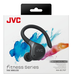 Écouteurs JVC HA-EC75T-B – Sport sans Fil, Réduction Active du Bruit, IP57, 40H Autonomie - vue 9