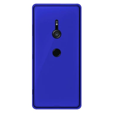 Coque silicone unie compatible Givré Bleu Sony Xperia XZ3