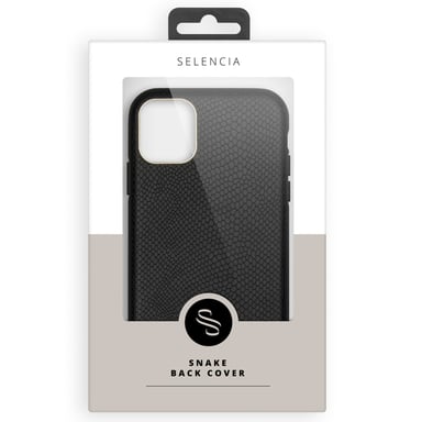 Selencia Coque Gaia Serpent pour Apple iPhone 13 Pro - Noir