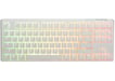 Ducky One 3 Classic Pure White TKL Gaming Tastatur RGB LED - MX-Brown teclado Juego USB Alemán Blanco