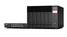QNAP TS-673A-SW5T servidor de almacenamiento NAS Torre Ryzen Embedded V1500B 8 GB DDR4 0 TB QNAP QTS Negro