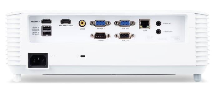 Proiettore Acer S1386WHN Proiettore a focale standard 3600 ANSI lumen DLP WXGA (1280x800) 3D Ready Bianco