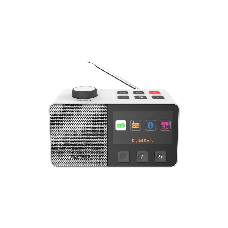 Radio Portable Kenwood CR-M70DAB-W – Bluetooth 5.3, FM/DAB+ - vue 2