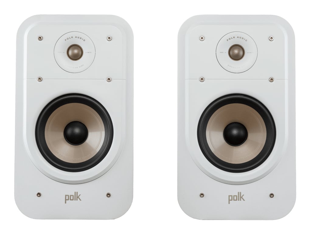 Polk Signature Elite ES20 Paire d'enceintes bibliothèque Hi Fi blanches - vue 2