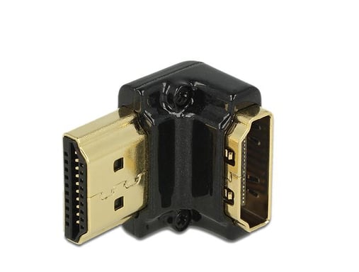 DeLOCK HDMI-A/HDMI-A male F/M 90 Nero (Delock HDMI adapter)
