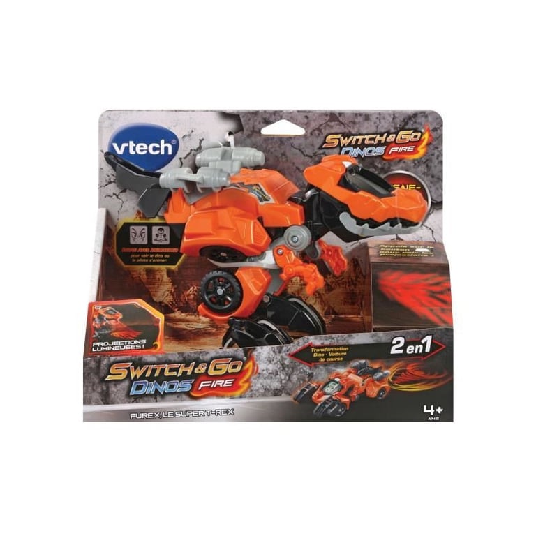 VTECH Switch + Go Dinos Fire - Furex, Le Super T-Rex - Neuf