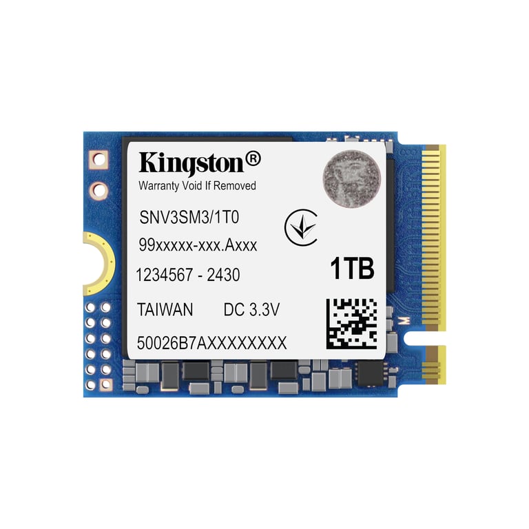 Kingston Technology 1000G NV3 M.2 2230 NVMe SSD - Neuf