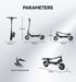 Scooter Eléctrico T10 | Velocidad Máx 25 km/h | Autonomía 60 km | Motor 900W | Batería 48V 13.5Ah | Neumáticos de 11 Pulgadas | Negro