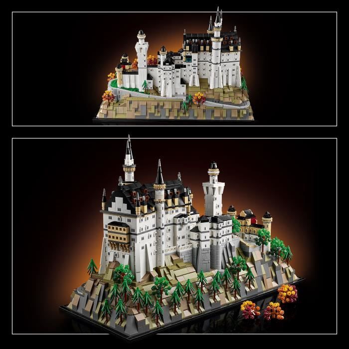 LEGO Architecture 21063 Le Château de Neuschwanstein Set de Construction pour Adulte - vue 4
