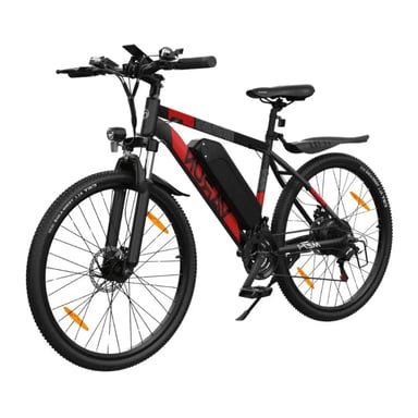 Bicicleta Eléctrico M27-1 Pro | Velocidad Máx 25 km/h | Autonomía 60 km | Motor 500W | Batería 48V 13Ah | Neumáticos de 27.5 Pulgadas | Negro Y Rojo
