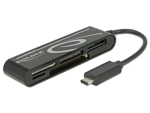 DeLOCK 91739 Lettore di schede di memoria USB 2.0 Nero