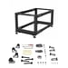 StarTech.com Rack Serveur Mobile 12U 4 Poteaux, Rack Réseau 19'' 4 Poteaux avec Roulettes, Rack Roulant avec Profondeur Ajustable pour PC/AV/Données/Informatique - Roulettes, Pieds de nivellement ou Fixation au Sol