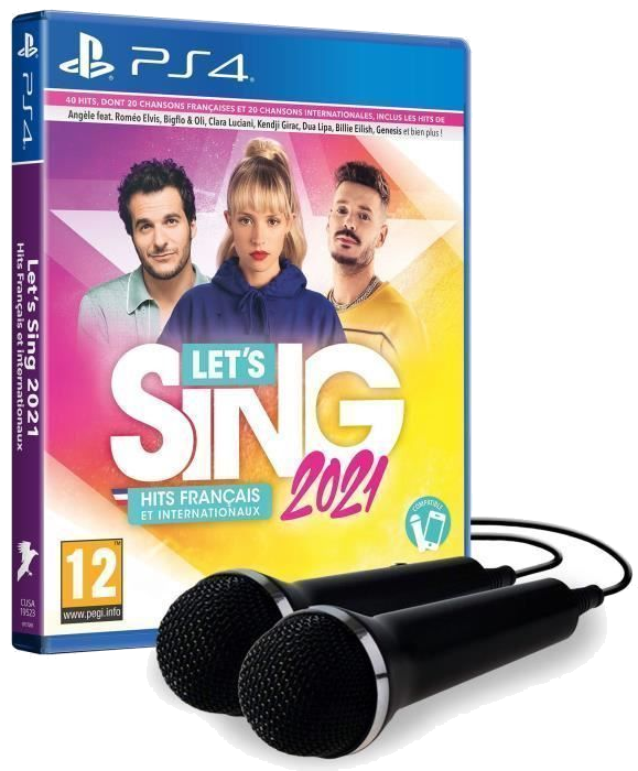 Lets Sing 2021 Hits francais + 2 Micros Jeu PS4