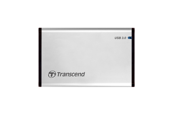 Transcend StoreJet 25S3 Boîtier disque durSSD 2.5 Alimenté par port USB Neuf