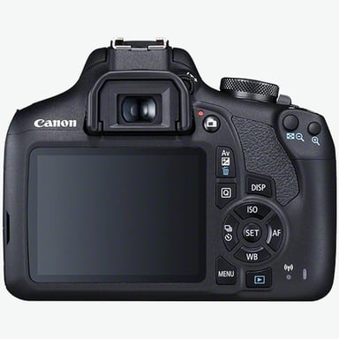 Canon EOS 2000D + Kit fotocamera reflex EF-S 18-55 mm f/3,5-5,6 III 24,1 MP CMOS 6000 x 4000 pixel Nero