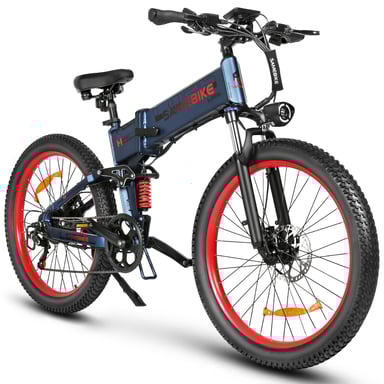 Bicicletta elettrica pieghevole SAMEBIKE LO26 Plus da 26'' con batteria da 48 V 15 Ah 1000 W