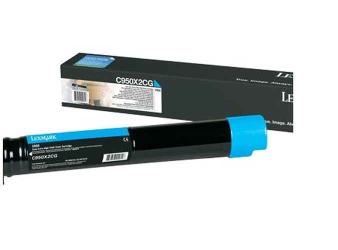 Lexmark Cyan C950X2CG - vue 4