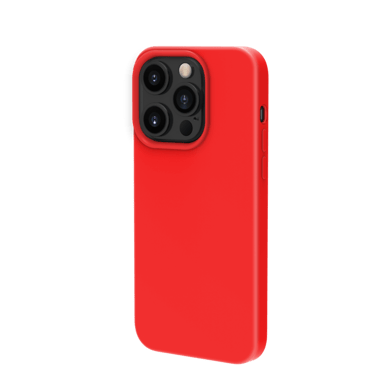 Carcasa de gel de silicona suave a prueba de golpes para Apple iPhone 13 Pro, rojo fuego
