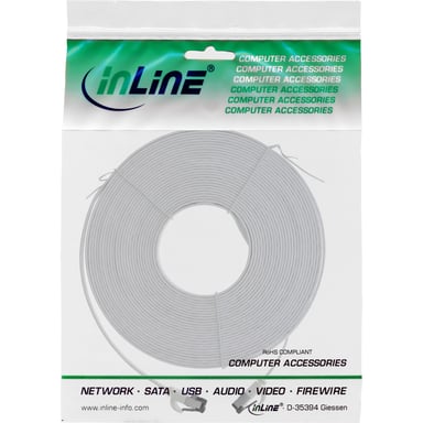 InLine 75700W câble de réseau Blanc 10 m Cat6a U/FTP (STP)